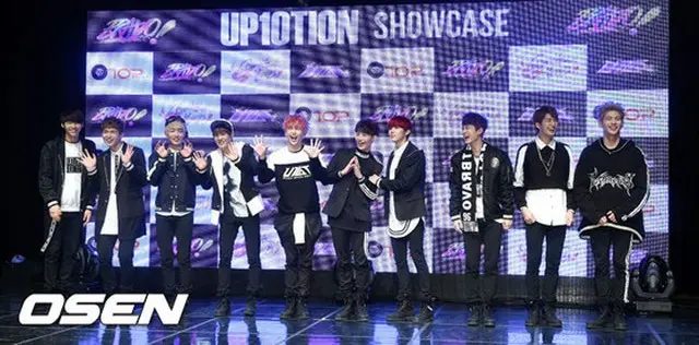 「BRAVO!」の発売記念ショーケースを開催した「UP10TION」