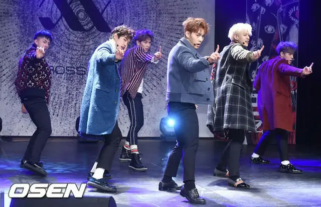 3rdミニアルバム「GAME」ショーケースを開催した「CROSS GENE」