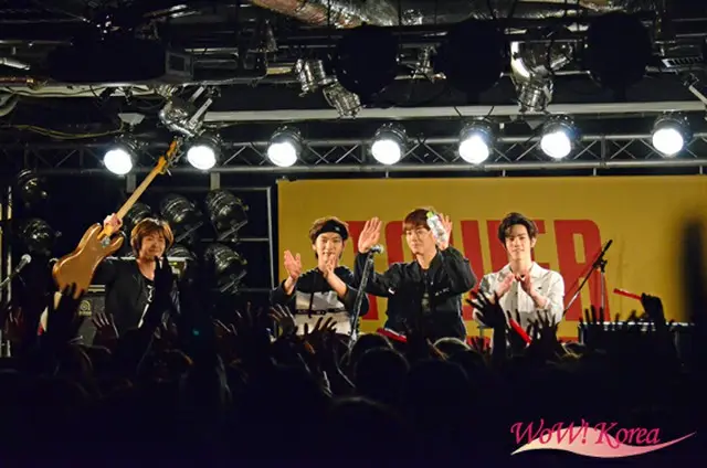 「N.Flying」左からグァンジン、ジェヒョン、スンヒョプ、フン