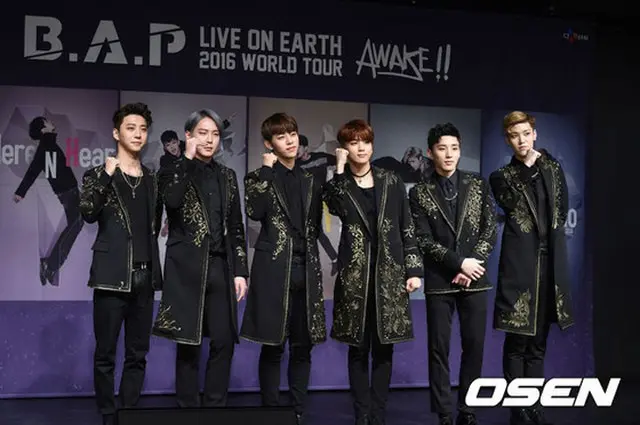 「B.A.P LIVE ON EARTH 2016 WORLD TOUR SEOUL AWAKE!! 」記者会見