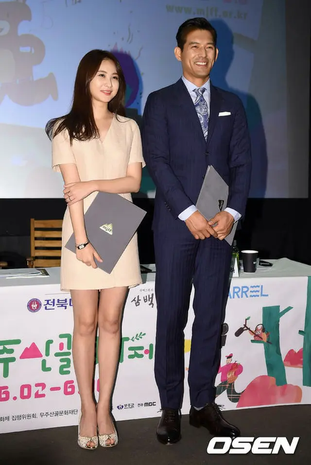 俳優オ・ジホと女優ソン・ウンソ