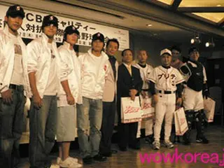 日・韓・台＜芸能人対抗国際親善野球大会＞記者会見