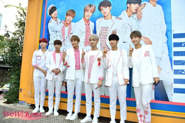 「SNUPER」左からウソン、サンイル、セビン、テウン、スヒョン、サンホ