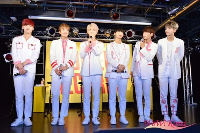 「SNUPER」左からウソン、セビン、テウン、スヒョン、サンイル、サンホ