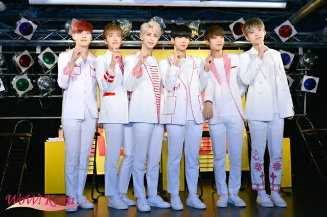 「SNUPER」左からウソン、セビン、テウン、スヒョン、サンイル、サンホ