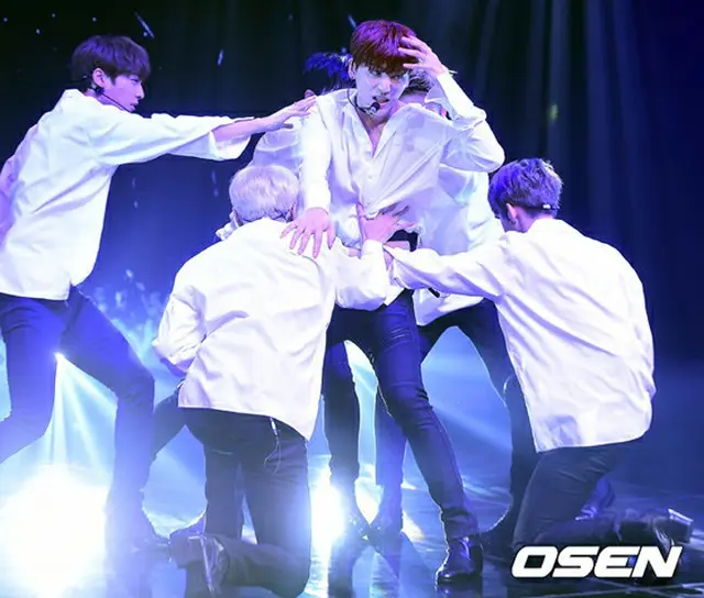 ミニアルバム「Rain of Mind」ショーケースを開催した「SNUPER」