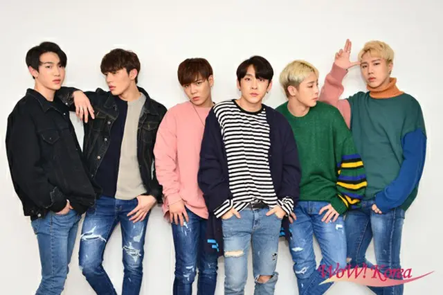「NAUGHTYBOYS」左からヒョビン、ヨンボ、エルミン、ソウン、ジオ、ジェハ