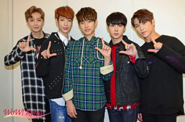 「A-JAX」左からスンヨプ、ユニョン、ジュンヒ、スンジン、ヒョンゴン