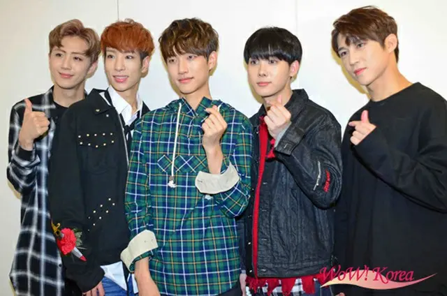 「A-JAX」左からスンヨプ、ユニョン、ジュンヒ、スンジン、ヒョンゴン