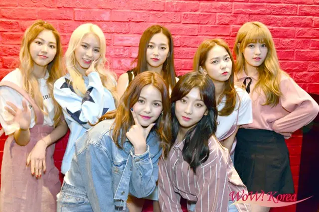 「CLC」後列左からウンビン、エルキー、イェウン、ユジン、スンヒ、前列左からソン、スンヨン、