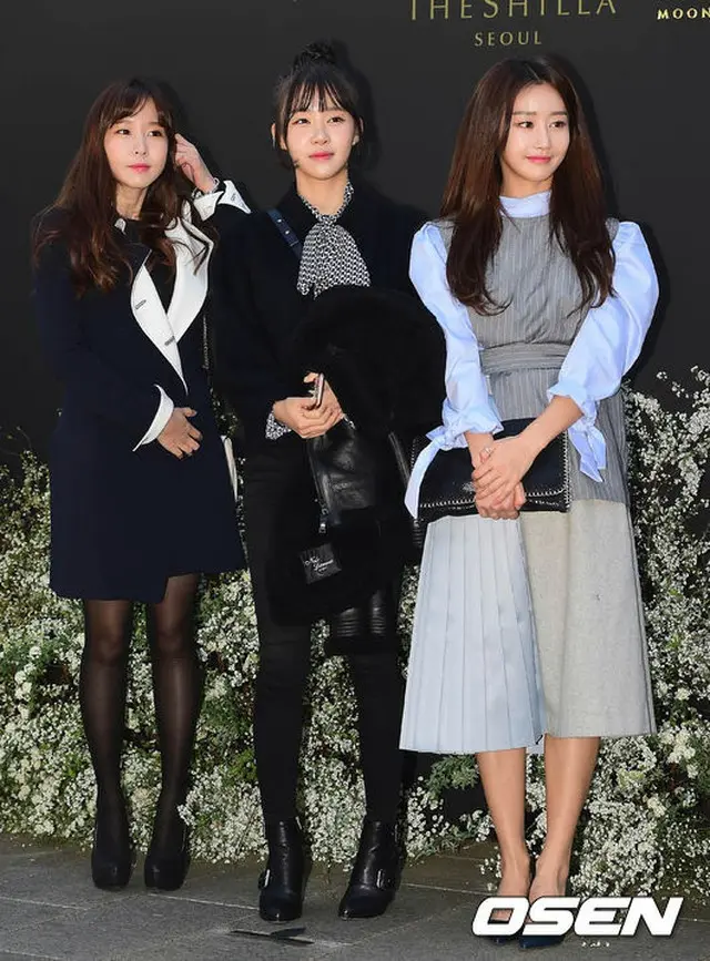 結婚式に出席した「CRAYON POP」のメンバー。