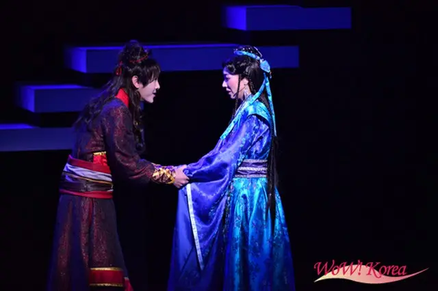 ミュージカル「花・虞美人」の一場面