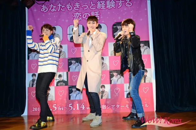 左から「Apeace」ヨンウク、「Apeace」ワンチョル、「大国男児」カラム