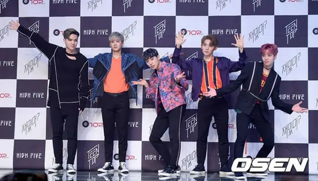 2ndアルバム「HIGH FIVE」のショーケースを開催した「TEENTOP」