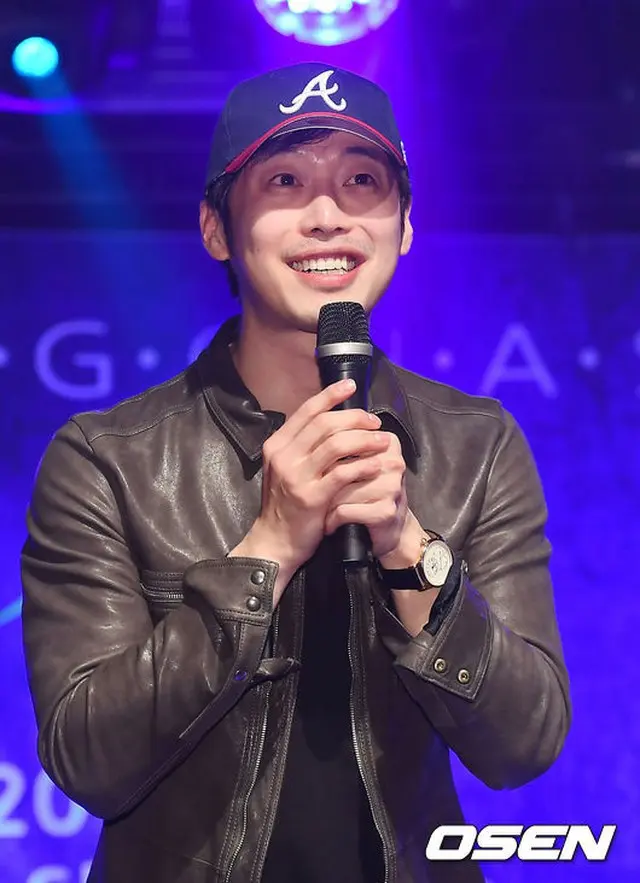 応援に駆け付けた俳優キム・ジェウォン