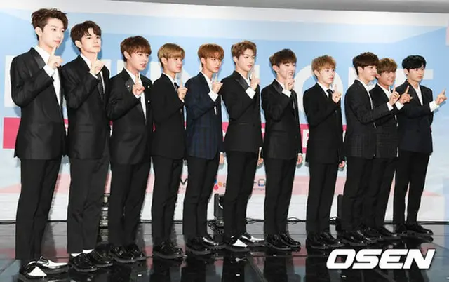 デビューショ－ケースを開催した「Wanna One」