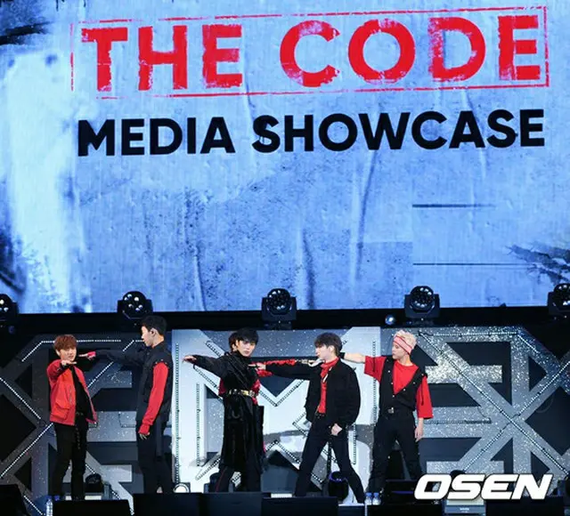 5thミニアルバム「THE CODE」のショーケースを開催した「MONSTA X」