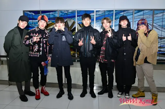 新千歳空港に到着した「MONSTA X」