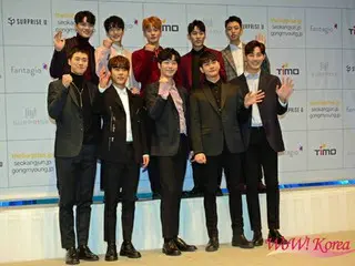 韓国俳優グループ「5urprise」＆「SURPRISE U」、合同記者会見