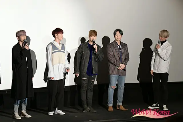 「U-KISS」左からキソプ、ジュン、イライ、フン