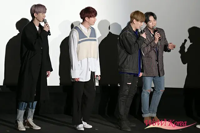「U-KISS」左からキソプ、ジュン、イライ、フン