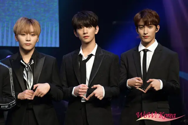 「SEVENTEEN」左からスングァン、ジョシュア、ドギョム