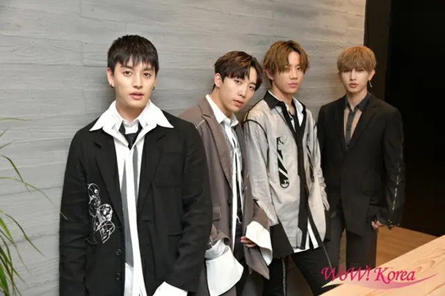 「U-KISS」左からイライ、フン、ジュン、キソプ