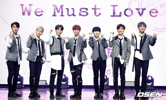 3rdミニアルバム「WE MUST LOVE」発売記念ショーケースを開催した「ONF」