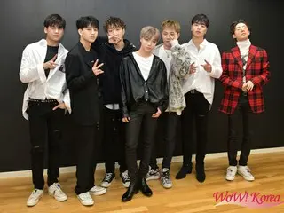 プロジェクト集大成アルバム「NEW KIDS」合同取材を受けた「iKON」