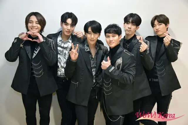 「G・MOST」左からRYUN（リュン）、JUN（ジュン）、L（エル）、JIN（ジン）、MELO（メロ）、DARO（ダロ）