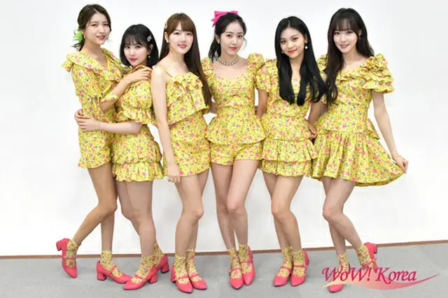「GFRIEND」左からソウォン、ウナ、イェリン、シンビ、オムジ、ユジュ