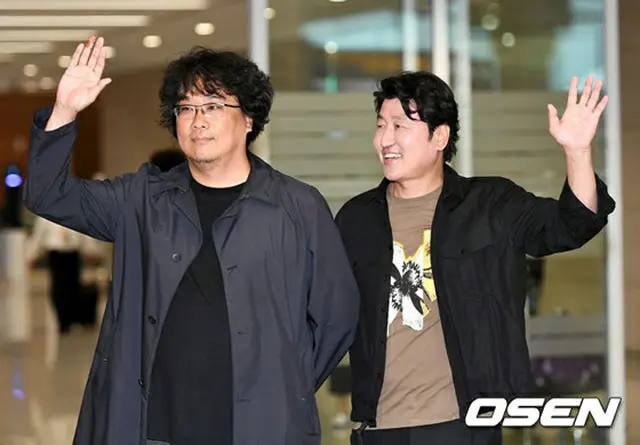 俳優ソン・ガンホとポン・ジュノ監督