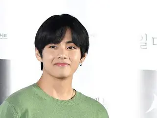 映画「使者」VIP試写会に出席したV（防弾少年団）