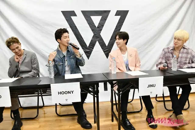 「WINNER」MINO（ミノ）、HOONY（フニー）、JINU（ジヌ）、YOON（ユン）