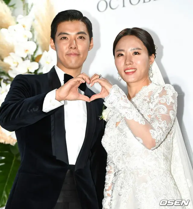 歌手KangNamと元スピードスケート選手イ・サンファの結婚式