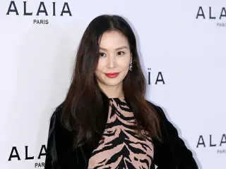 ブランド「ALAIA」韓国初の店舗オープン記念イベントに出席したコ・ソヨン