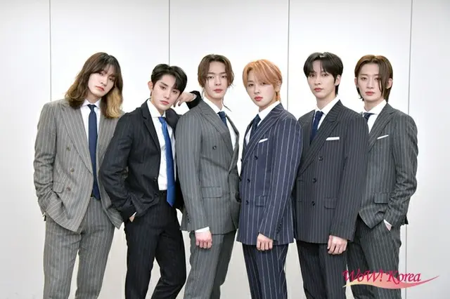 「OnlyOneOf」左からジュンジ、ミル、キュビン、リエ、ナイン、ユジョン