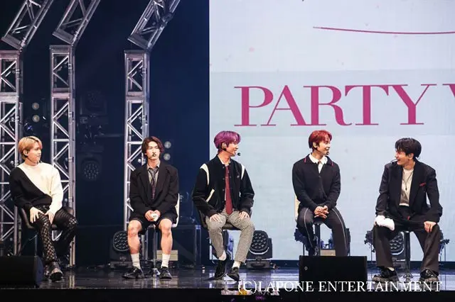 2ND ALBUM発売記念ショーケースイベント「PARTY With Us」を開催した「JO1」4