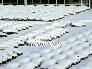 光州・全羅南道で大雪の被害広がる 死者は２人