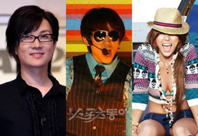 （左から）ソ・テジ、Rain(ピ)、イ・ヒョリ
