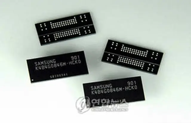 4ギガビットDDR3　DRAM＝29日、ソウル（聯合ニュース）