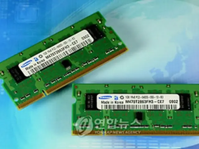 40ナノ級DDR2　DRAM＝4日、ソウル（聯合ニュース）