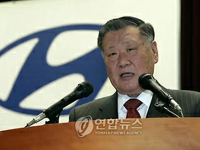 鄭夢九会長＝（聯合ニュース）