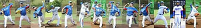 投手陣＝23日、ソウル（聯合ニュース）
