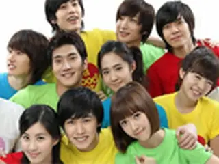 2009年献血広報ポスターの撮影に臨んだSJ＆少女時代