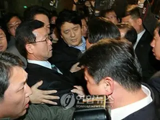国会での与党議員暴行事件、国会事務処が捜査依頼