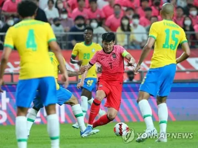 サッカー韓国代表　１０月１０日にソウルでブラジルと親善試合