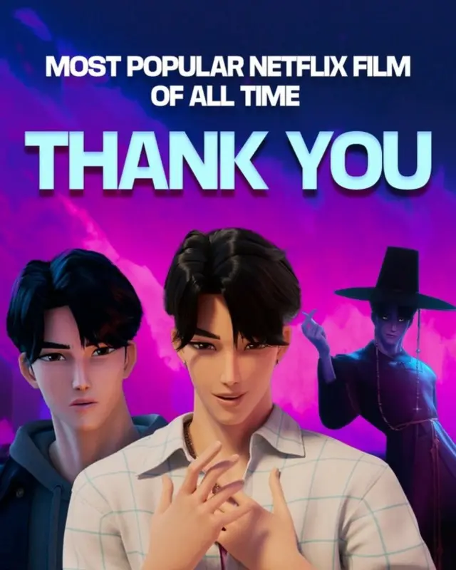 アン・ヒョソプ、Netflix歴代英語映画1位「KPOPガールズ! デーモン・ハンターズ」記念ビハインド公開..まさに「ジヌ」そのもの