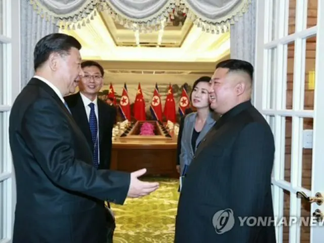 北朝鮮　国内向けメディアでも金正恩氏の訪中計画発表