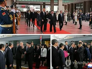 金正恩氏の北京到着　北朝鮮が異例の迅速報道＝娘のジュエ氏同行